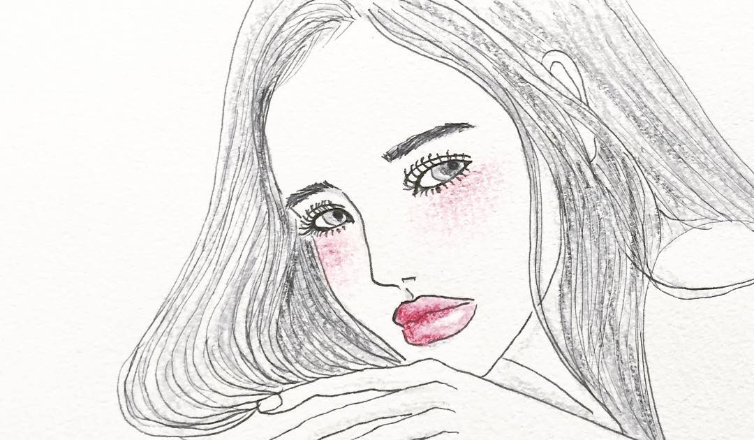 ロングヘア 女の子 イラスト かわいい かっこいい無料イラスト素材集 イラストイメージ
