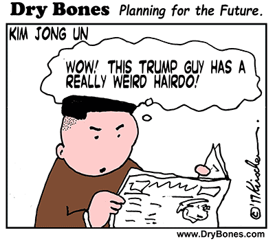 Dry Bones, North Korea,Kim Jong Un, President, America,Trump, 