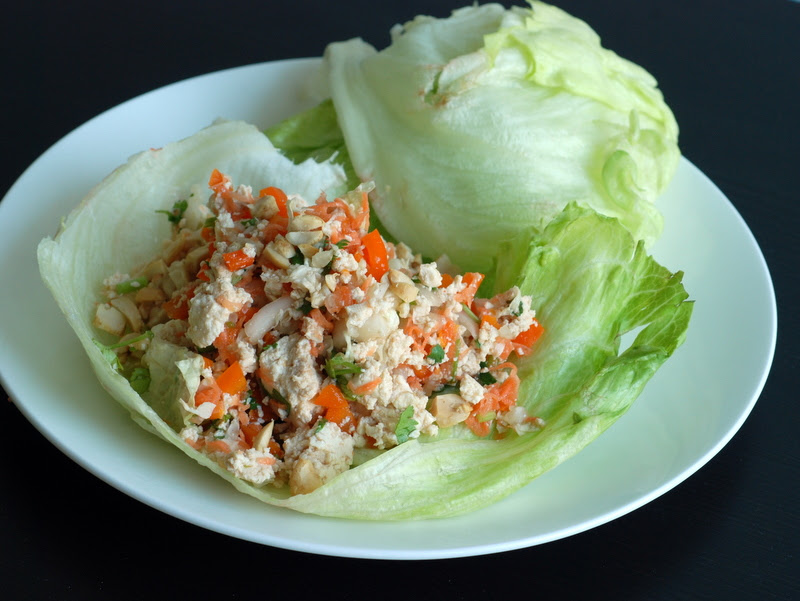 Laotian Tofu Larb Lettuce Wraps