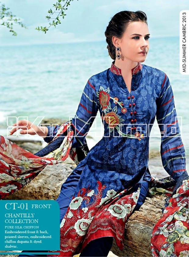 Mid-Summer-Cambric-Collection-2014-Gul-Ahmed-Printed-Embroidered-Fashionable-Dress-for-Girls-Women-22 Mid-Summer-Cambric-Collection-2013-Gul-Ahmed-Printed-Embroidered-Fashionable-Dress-for-Girls-Women-22