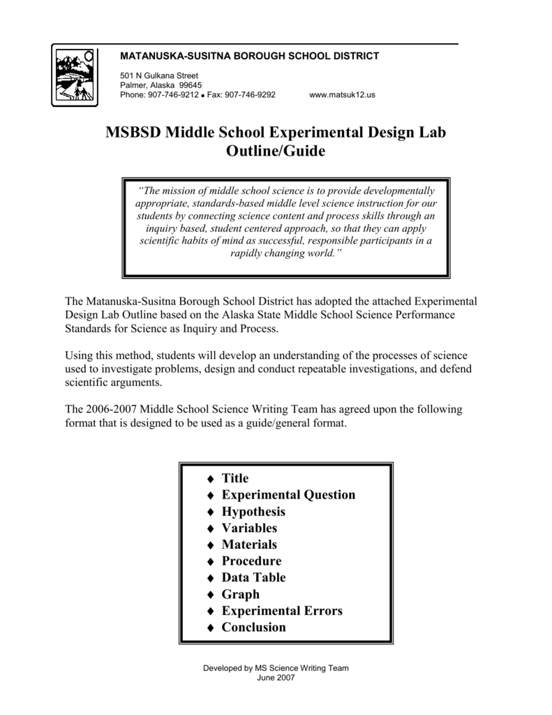 Middle School Scientific Method Experimental Design Worksheet Inside Scientific Method Worksheet Middle School