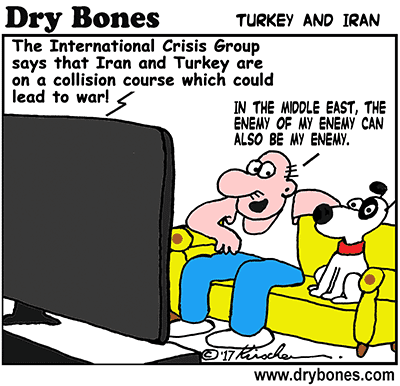 Dry Bones cartoon,Amazon, Dry Bones cartoons Fight Back, Book, Turkey, Iran, war,