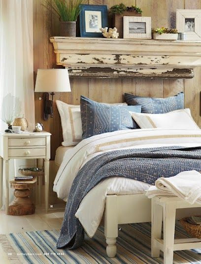 Shabby Bedroom from Pottery Barn | Friday Favorites at www.andersonandgrant.com