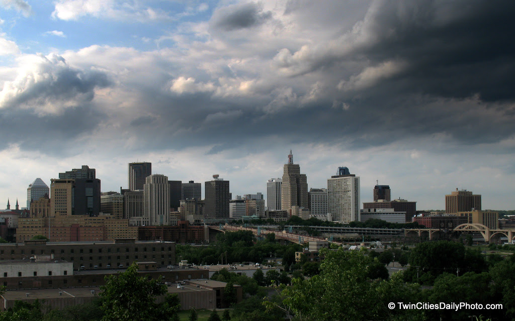 I took this capture over the past summer as the storm clouds were rolling into downtown St Paul