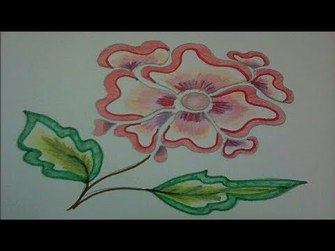 بطريقة سهلة كيفية رسم وردة cinefilia