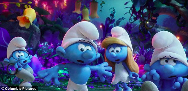 Próximo agir gig: A cantora duas vezes por rehabbed também dubla Smurfette nos Smurfs súbito de animação CGI: The Lost Village, que chega aos cinemas britânicos em 31 de março e cinemas norte-americanos em Abril 7