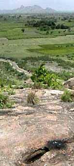 Footprint of Lord Murugan atop Jnanamalai