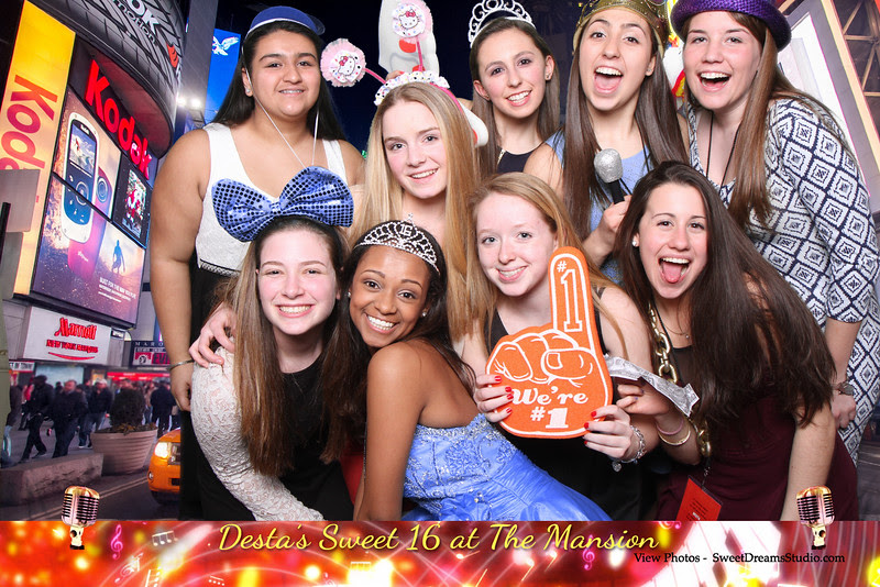 Desta Sweet 16 Birthday Party Photography Booth at Mansion FDU Madison New Jersey