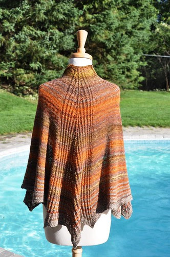 Larix shawl finished