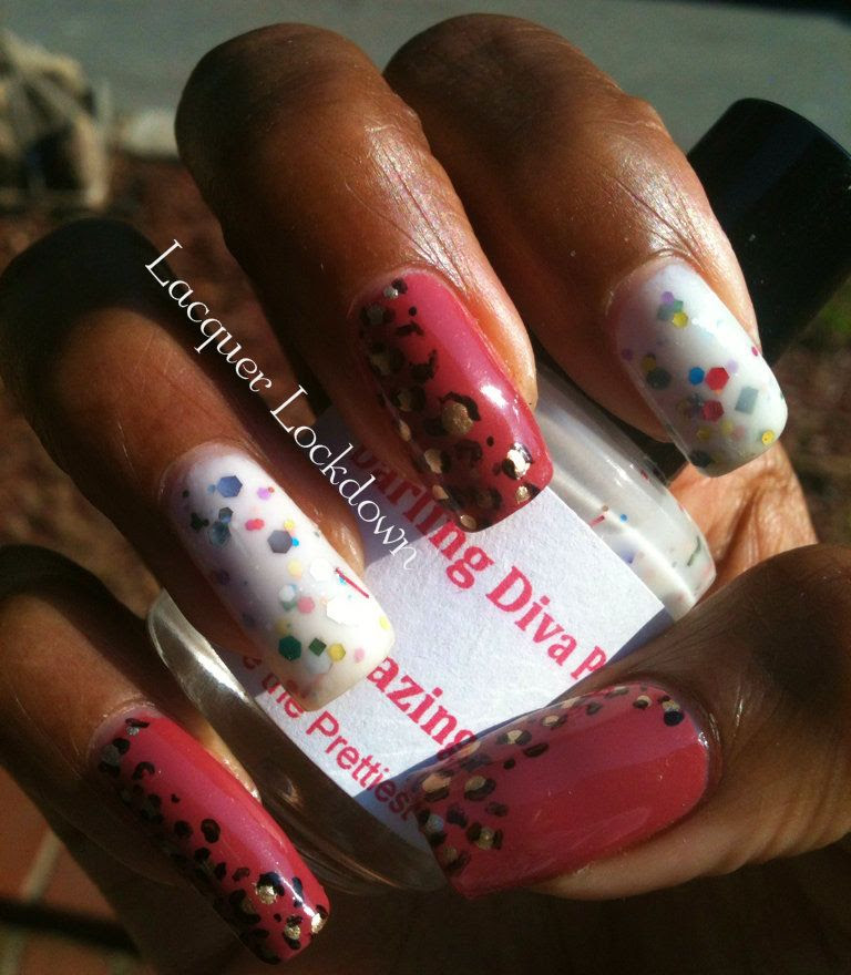 Darling Diva Polish Leopard Manicure Darling Diva Polish Leopard Manicure