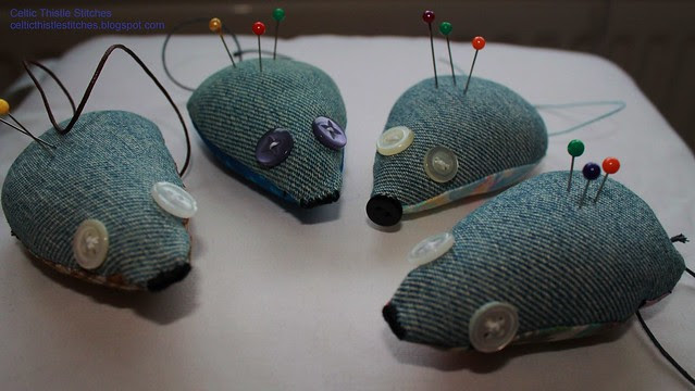 Mice pincushions