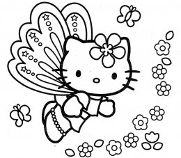 Hello Kitty Mermaid Coloring Pages Free Print : Hello Kitty Mermaid Coloring Pages Coloring Home