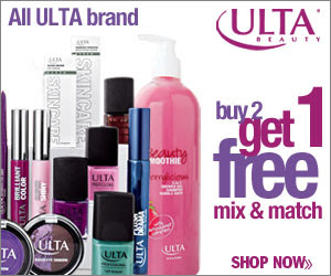 All ULTA brand - Buy 2 Get 1 Free, mix & match!