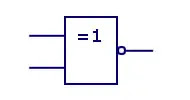 EX-NOR Gate IEC Symbol
