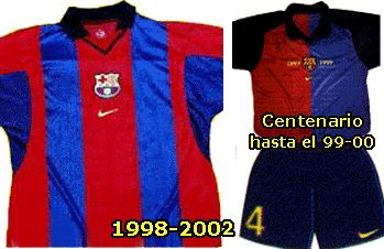 La Evolucion de la Playera del Barcelona fc ~ A.H.C.M.