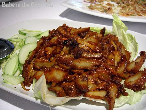 Vegetarian Char Siu (Part of Set C RM128)