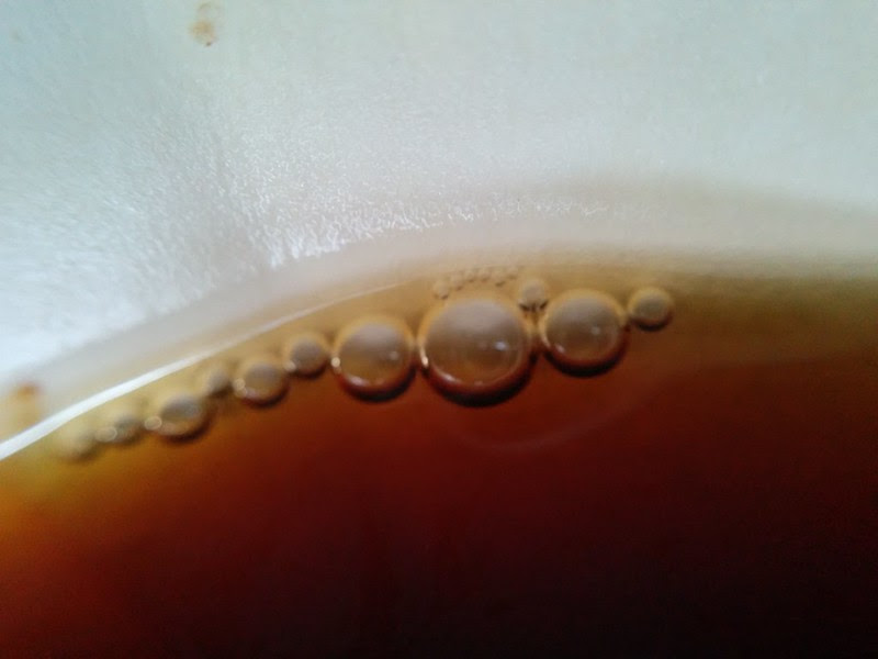 Macro Shot of coffee bubbles