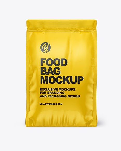 Download Download Glossy Food Sachet Mockup Yellowimages Glossy Food Bag Mockup In Bag Sack Mockups On Yellow Images A Collection Of Free Premium Photoshop Smart Object Showcase Mockup PSD Mockup Templates