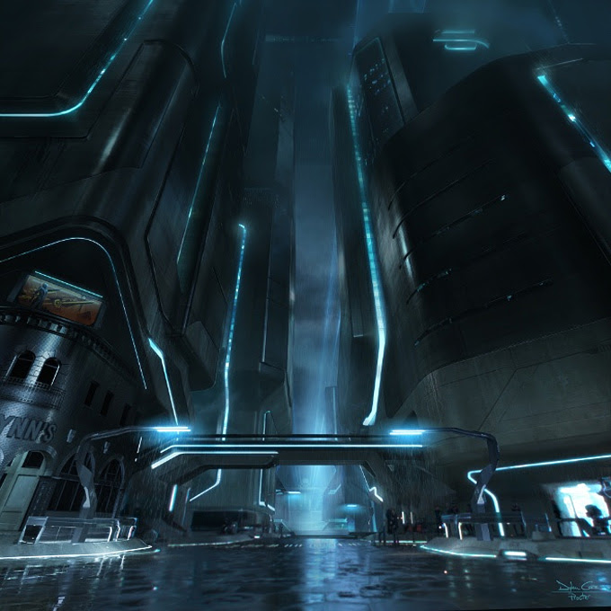 Tron: Legacy concept art by Dylan Cole
