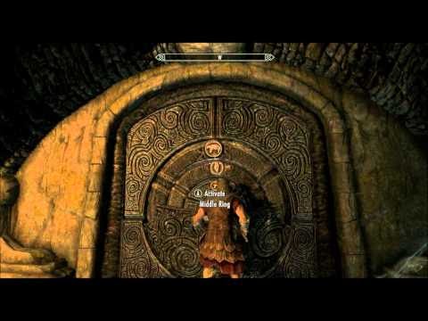 Thinking 1440 Skyrim The Golden Claw Door Puzzle Video