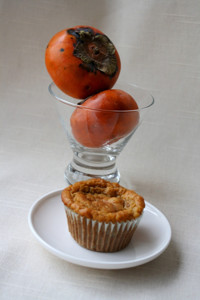 Lemony Persimmon Muffins
