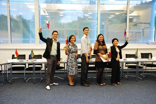 Philippines represent with John Castillo, Sol Victorioso, Ron de Vera, Sarah Cruz and Damcelle Torres