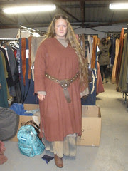 My very last day as a Camelot extra, and costume #9