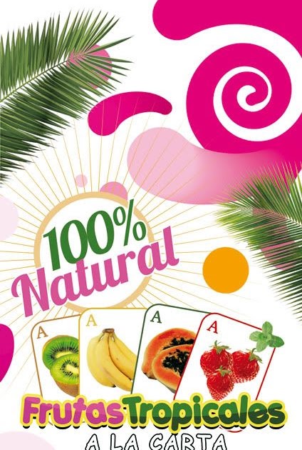 R Design Carta Para Frutas Tropicales