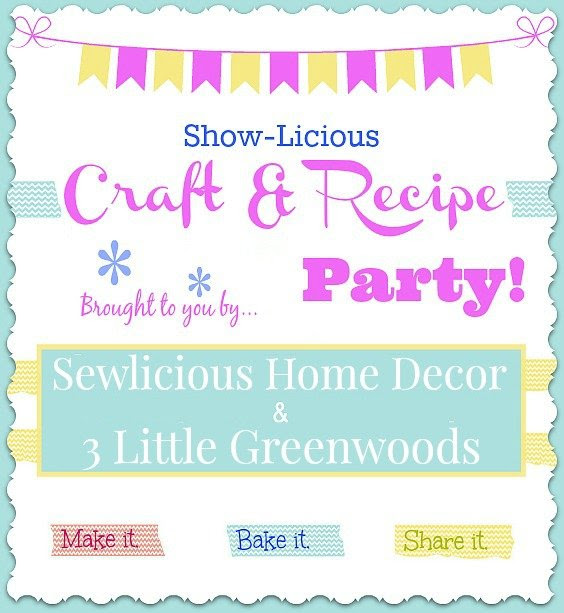 Saturday Party Banner Saturday ShowLicious Craft and Recipe Party LIVE! 