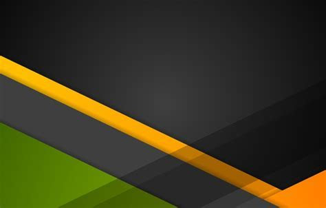 Wallpaper line, green, geometry, black, design, orange Wallpaper line, green, geometry, black, design, orange