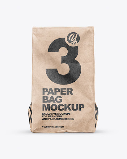 Download Free Download Kraft Food Bag Packaging Bag And Sack Mockups Psd 103 39 Mb PSD Mockups.