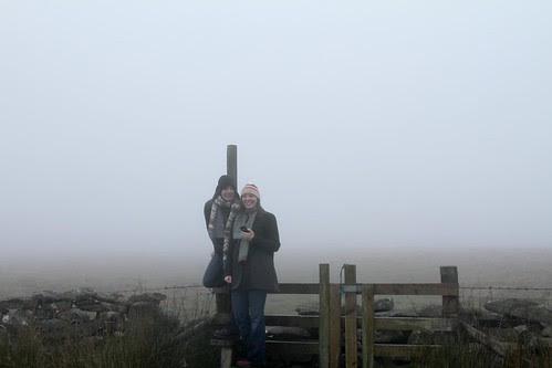 Erin and I in the mist