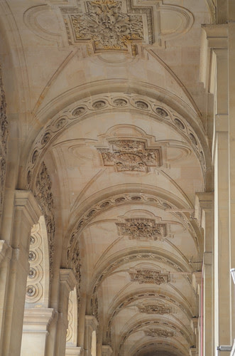 Musee du Louvre - terrace ceiling - Paris