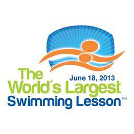 World's Largest Swimming Lesson logo