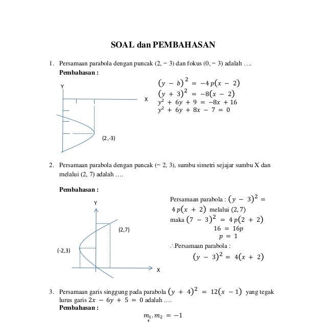 Contoh Soal Dan Pembahasan Persamaan Lingkaran Guru Ilmu Sosial