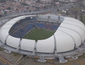 Foto aérea da Arena das Dunas (Foto: Canindé Soares)