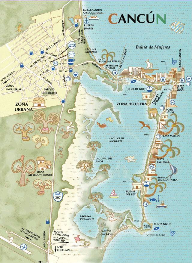 Cancun Hotel Map Map England Counties and Towns