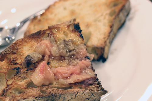 Toast with marrow