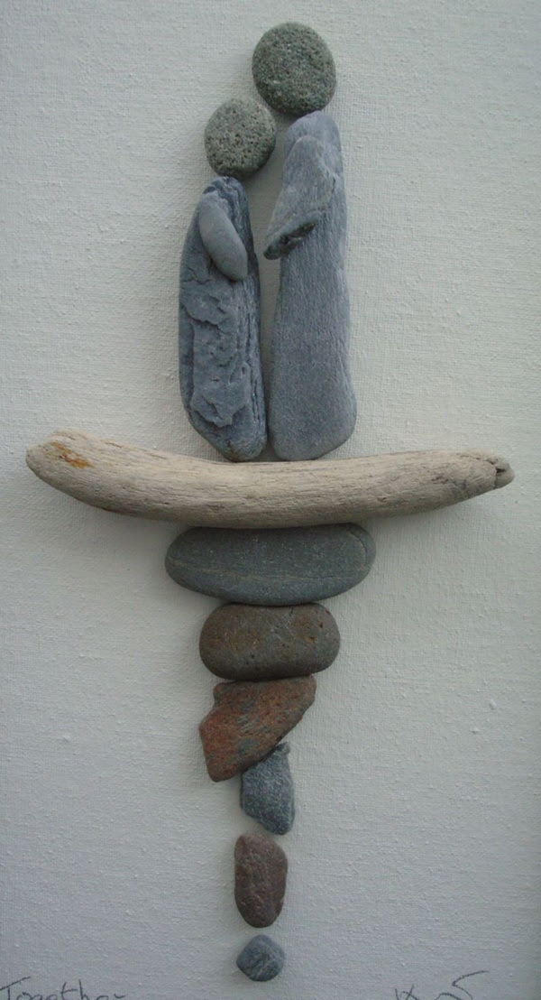 Handy Rock And Pebble Art Ideas For Many Uses19