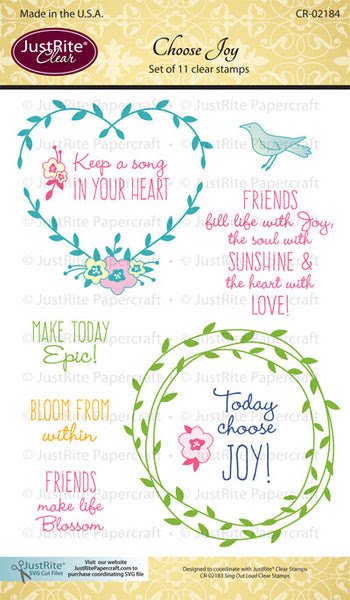 Choose Joy Clear Stamps