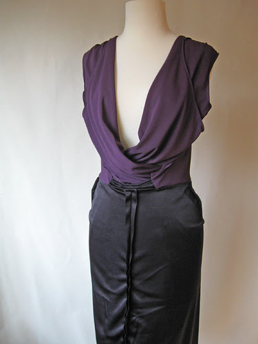 Purple knit Vogue inside out