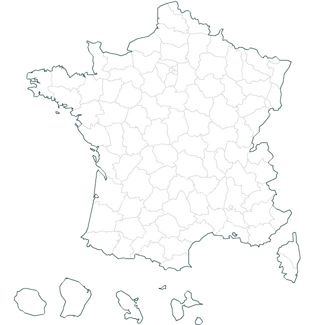 blank map of france regions | HairStyle