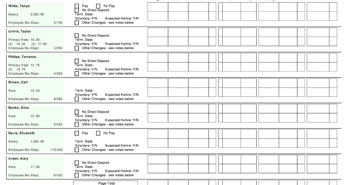 Payroll Tax Reconciliation Template  HQ Printable Documents