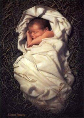 ....and you will find the babe, wrapped in swaddling clothes and lying in a manger.......