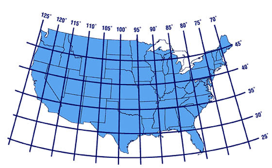 lat long map of us Usa Map Lat Long lat long map of us