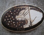 Small Totoro Woodburning - TheToastyBadger Small Totoro Woodburning - TheToastyBadger