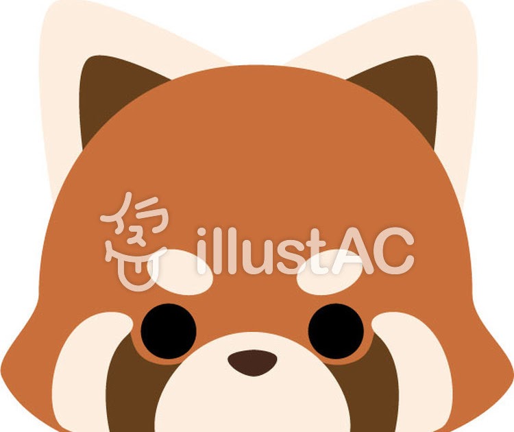 ほとんどのダウンロード レッサーパンダ イラスト かわいい 無料で使える かわいい テンプレート素材