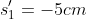 s_{1}'=-5cm