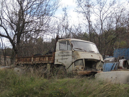 Camió Citroen a Rià (El Conflent)