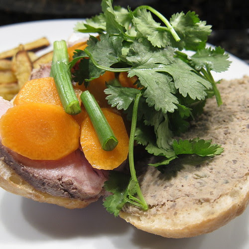Banh Mi with homemade pate